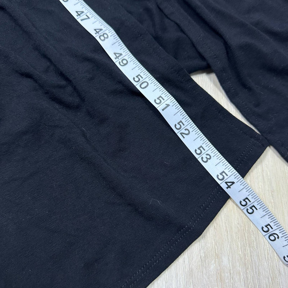 NWT Lulu's Swept Away Black Long Sleeve Jersey Knit Side Slit Maxi Dress Size XL - Picture 11 of 15